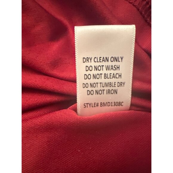 Altr'd State Red Velvet Burnout Wrap Dress Size M Holiday Party Whimsygoth Goth - Picture 6 of 6